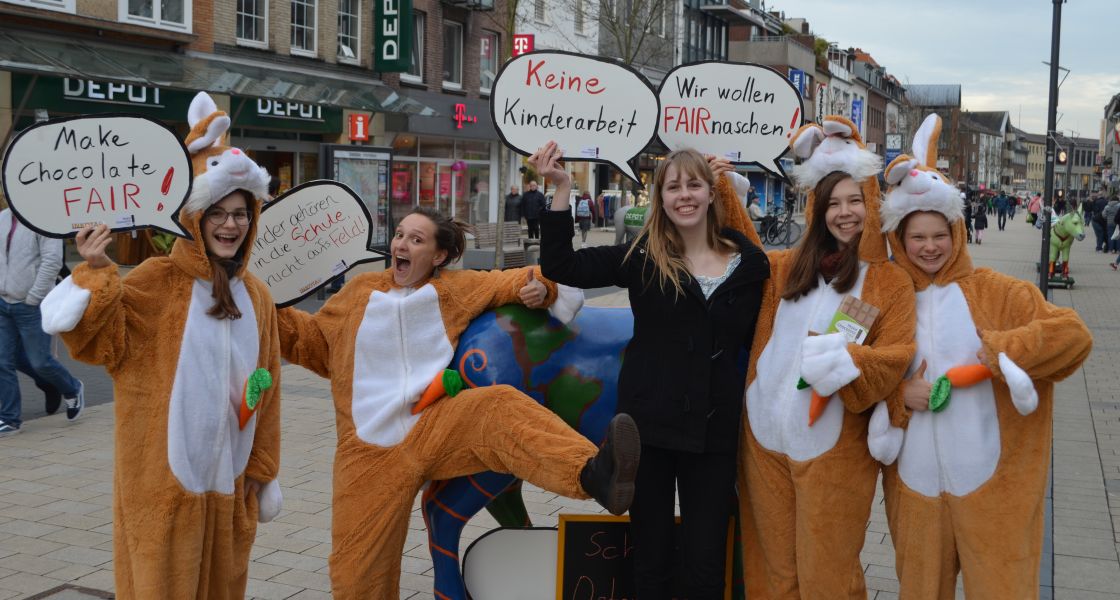 Osteraktion Eine-Welt-Jugendgruppe Wesel 2018