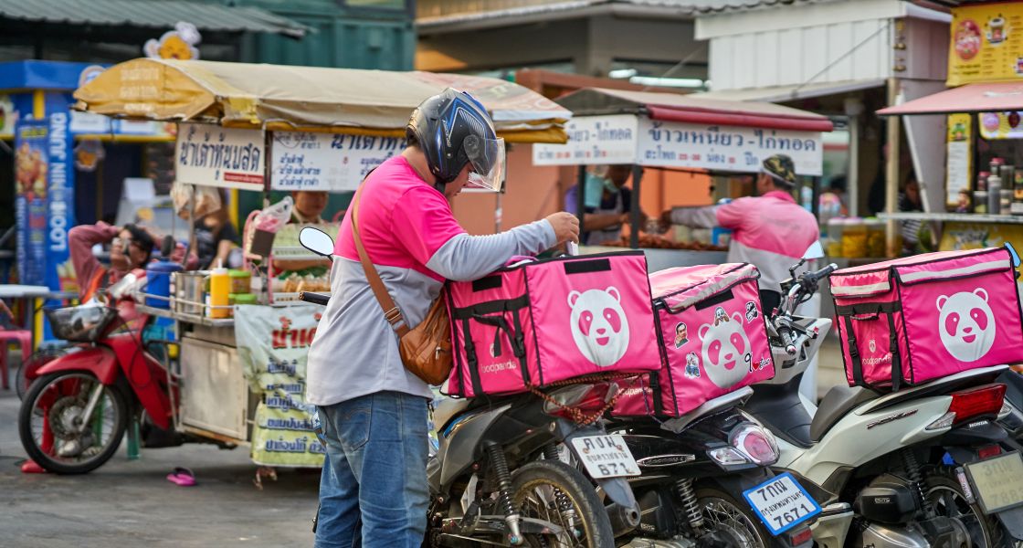 Lieferdienst in Thailand