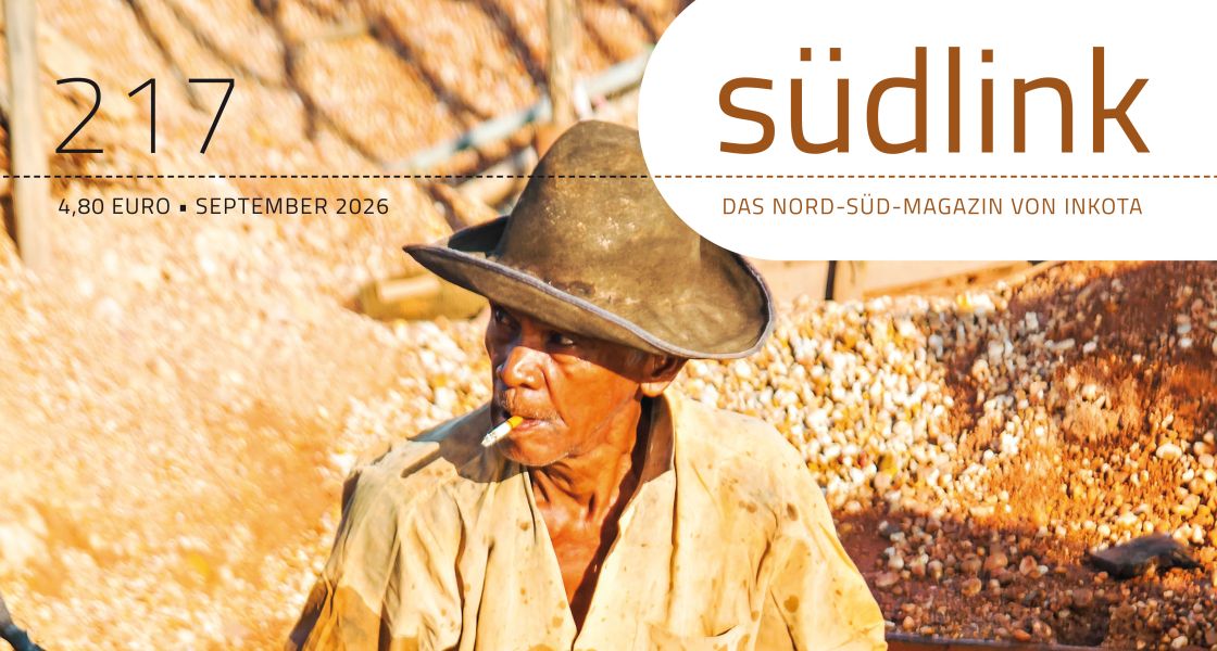 Cover des Südlink 217 "Die Welt im Goldrausch"