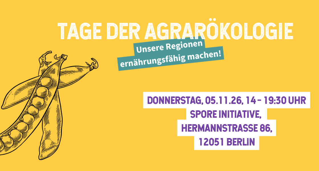 Einladung zur Konferenz "Tage der Agrarökologie" am 5. November 2026 in Berlin