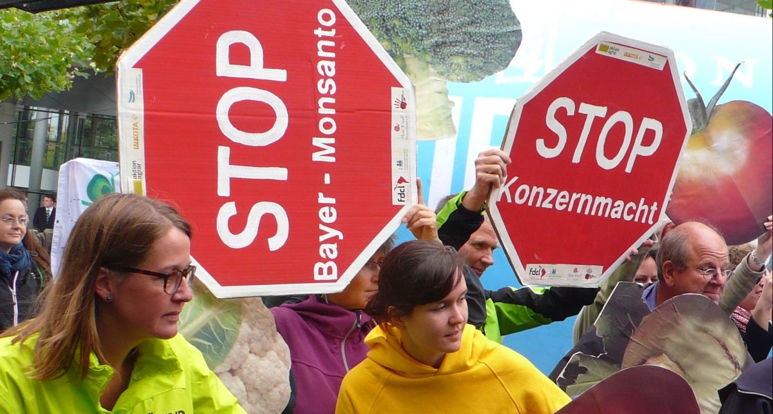Bayer-Monsanto weltweit genehmigt, doch wir sagen: STOP!