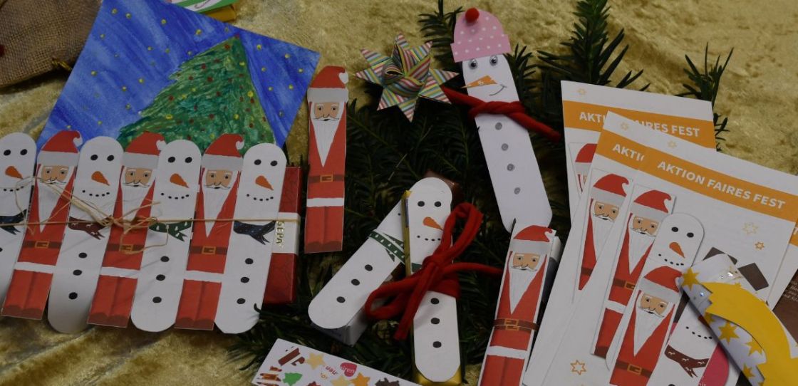 Bastelaktion zu Weihnachten: Faires Weihnachstpersonal selber machen! Bastelaktion zu Weihnachten: Faires Weihnachstpersonal selber machen!