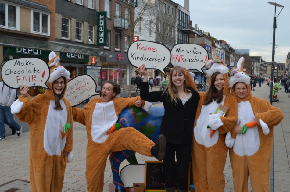 Osteraktion Eine-Welt-Jugendgruppe Wesel 2018