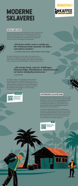 Roll-up 3 der Ausstellung Kaffee – Genuss. Macht. Ausbeutung.