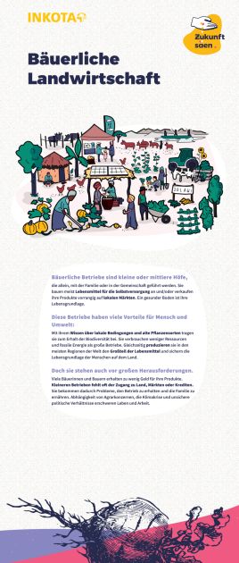 Ausstellungstafel 3 mit  dem Titel: Bäuerliche Landwirtschaft