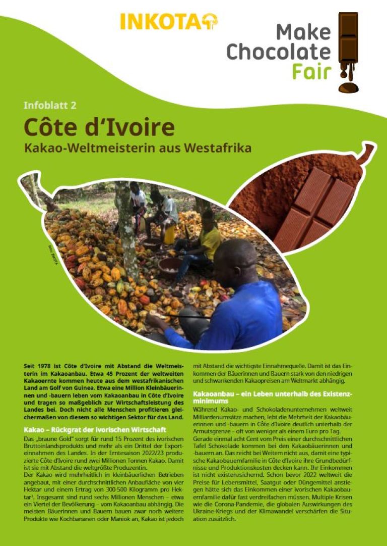 Cover Infoblatt 2 Côte D'Ivoire Cover Infoblatt 2 Côte D'Ivoire