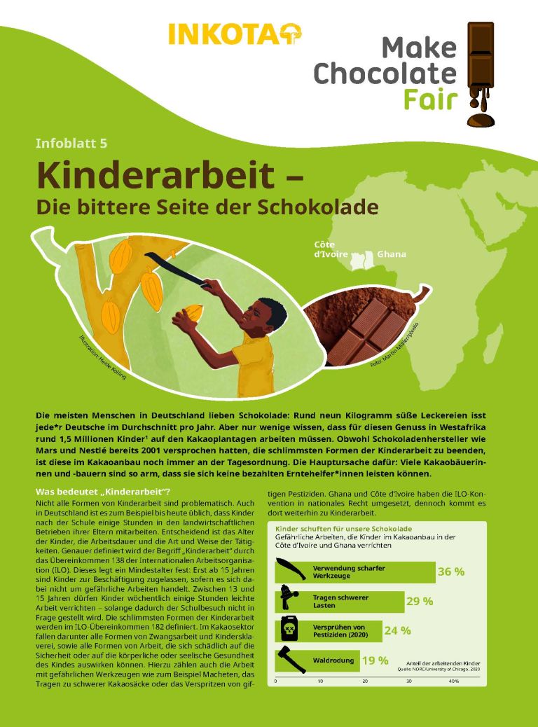Infoblatt Kinderarbeit INKOTA 2024 Infoblatt Kinderarbeit INKOTA 2024