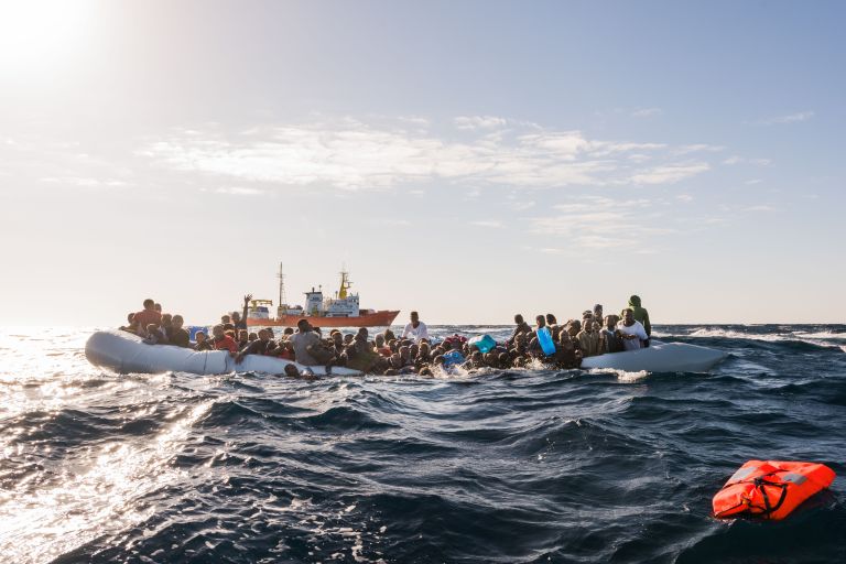 Seit 2016 hat die Aquarius 30.000 Menschen aus dem Mittelmeer gerettet. Foto: Laurin Schmid (SOS Méditeranée)