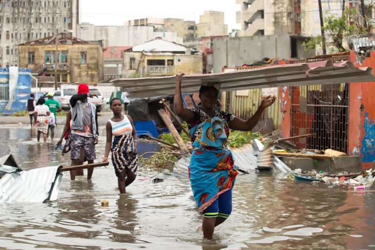 Allein in der Küstenstadt Beira wurden durch den Zyklon Idai Zehntausende obdachlos. Foto: Denis Oyondi: IFRC / DRK / Climat Centre (CC BY-NC 2.0)