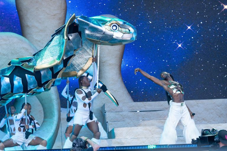 Lil Nas auf dem Glastonbury Festival 2023