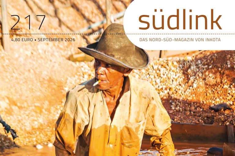 Cover des Südlink 217 "Die Welt im Goldrausch"