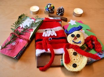 Schokoladen im Weihnachtsgewand zur Aktion #FairesFest