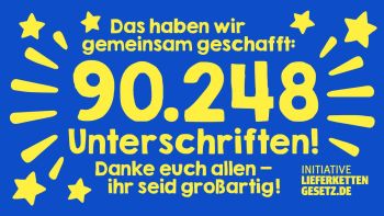 90248 Unterschriften Kamapgnenende